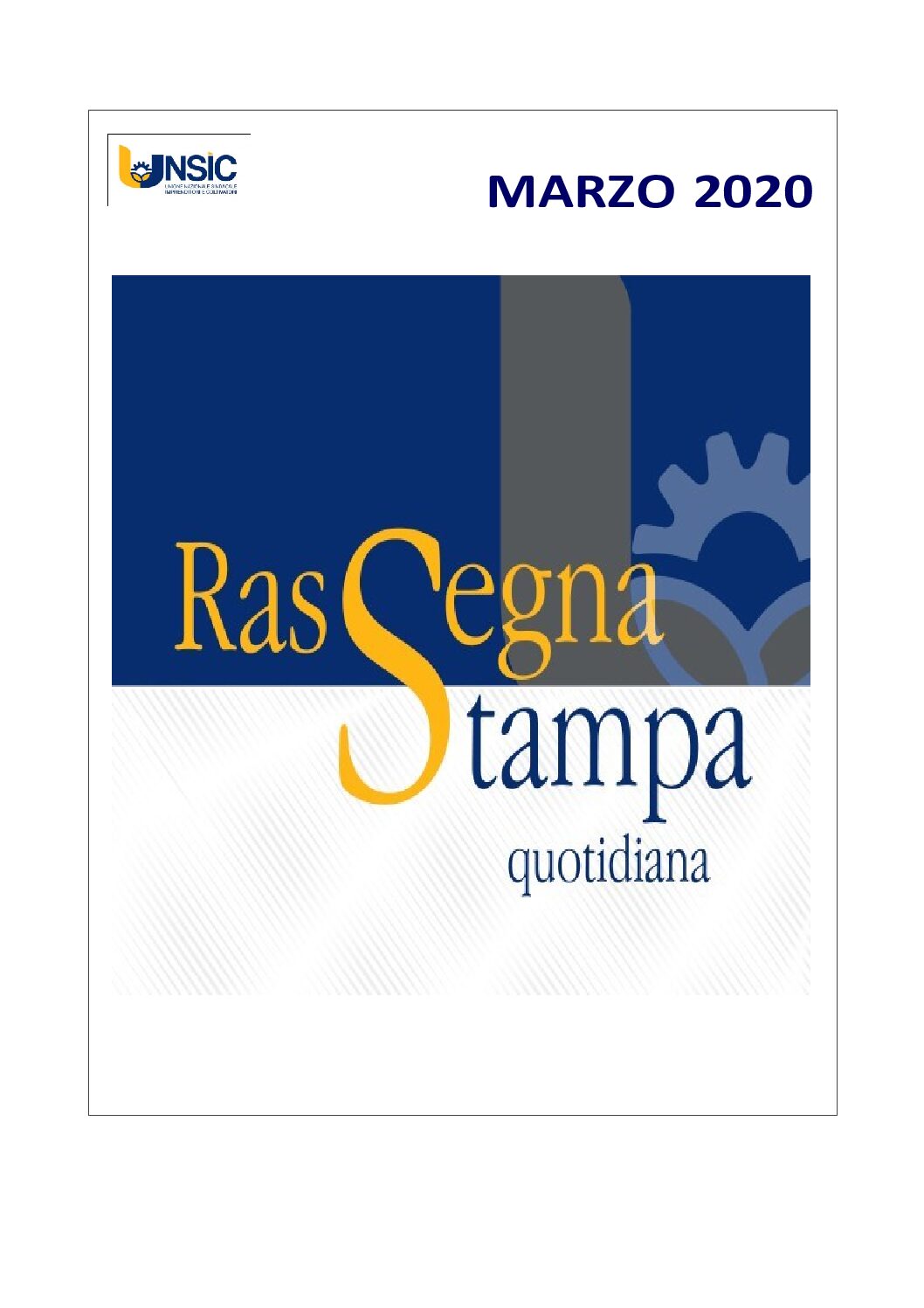thumbnail of Rassegna UNSIC marzo 2020