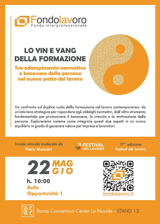 locandina Fondolavoro Festival lavoro 2026